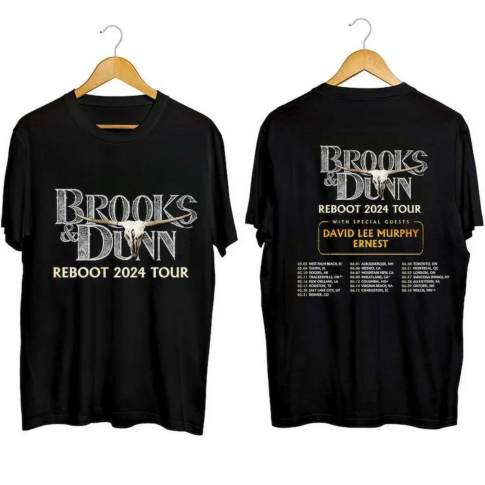 Brooks and Dunn The Reboot 2024 Tour Shirt Brooks And Dunn Concert