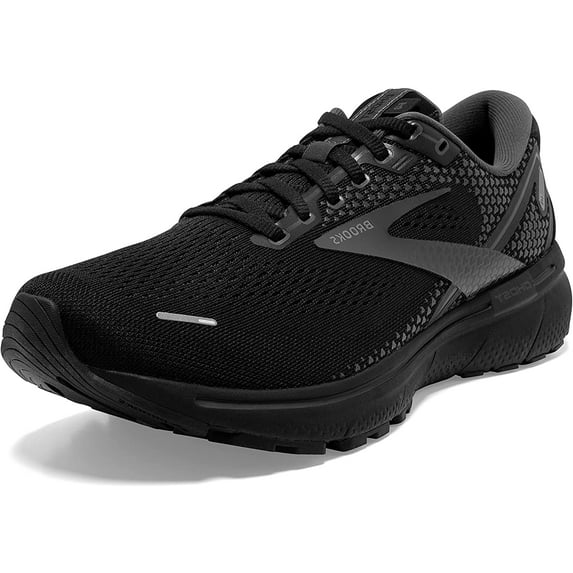Brooks Ghost 14 Mens Neutral Running Shoe 13 Black/Black/Ebony
