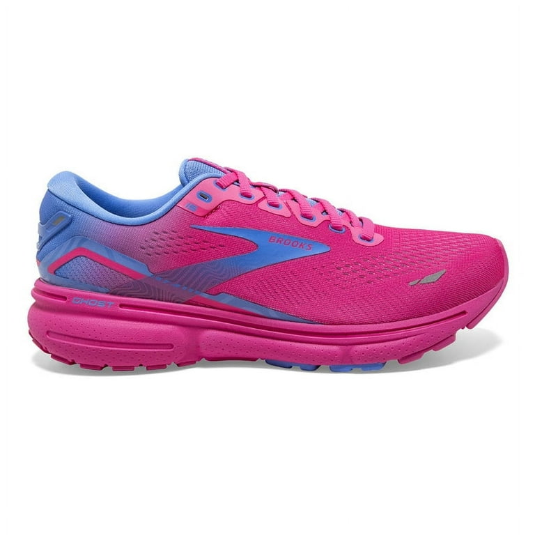 Brooks Ghost 15 Women s Color Pink Glo Blue Fuchsia Size 7.5 Width Medium B Walmart