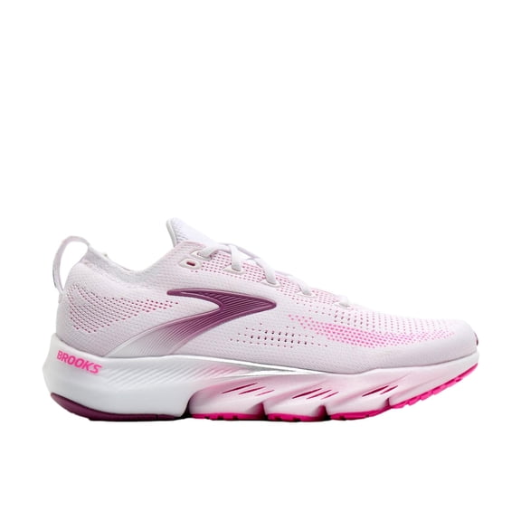 Brooks Glycerin Flex White / Cyber Pink / Argyle 120467-1B-136 Women's Size 8.5