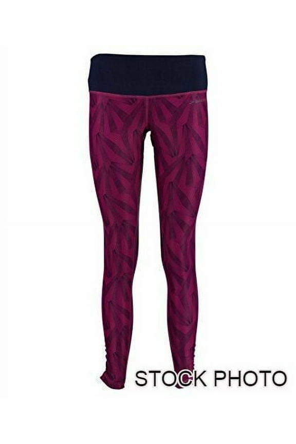 Greenlight Tight Women's Running Bottoms, Currant Little Sunshine/Navy, XL