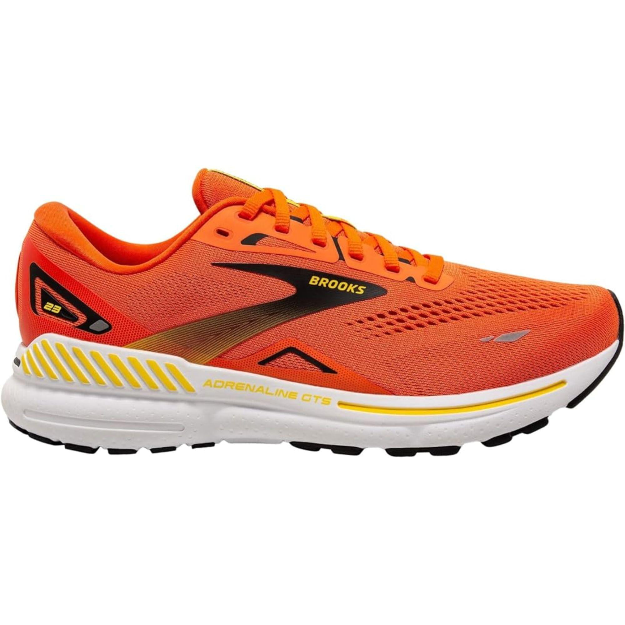 Brooks Men’s Yellow and Red Trail Running Shoes Brooks Caldera 8 Review | Comfort on the Trails - RunToTheFinish main image 3