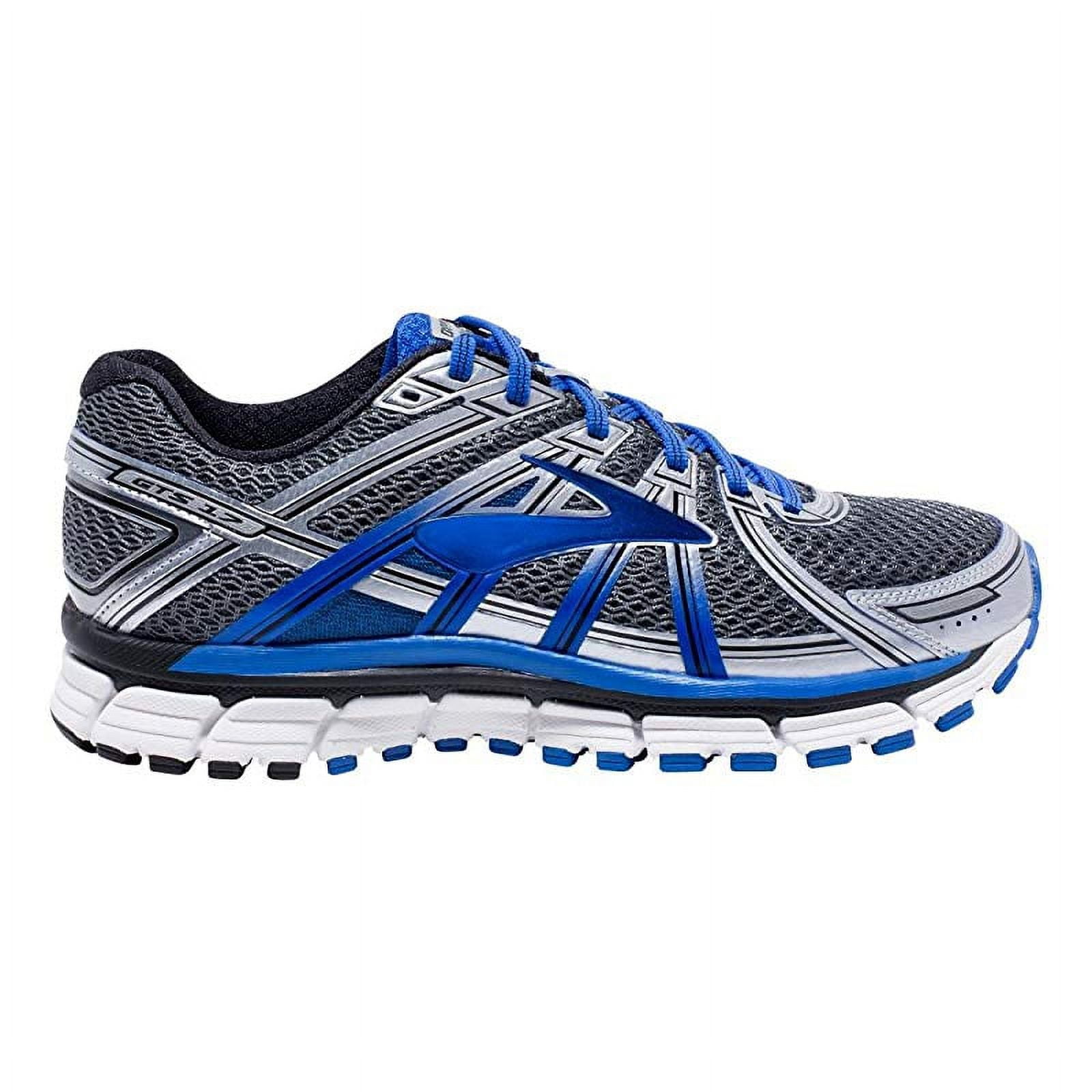 Brooks Men s Adrenaline GTS 17 Running Shoe Anthracite Blue Silver 11.5 2E US Walmart