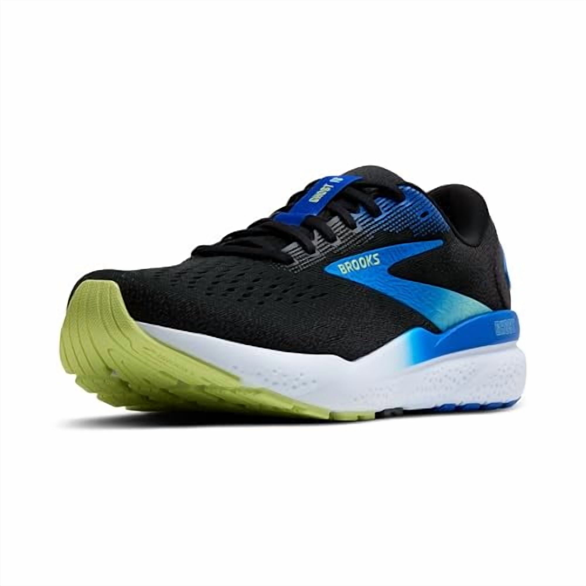 Men\'s Brooks Ghost Running Shoes Black & Teal Size‎ 10 Model 120225B092 Black Brooks Mens Ghost 17 Running Shoe | Rack Room Shoes main image 2
