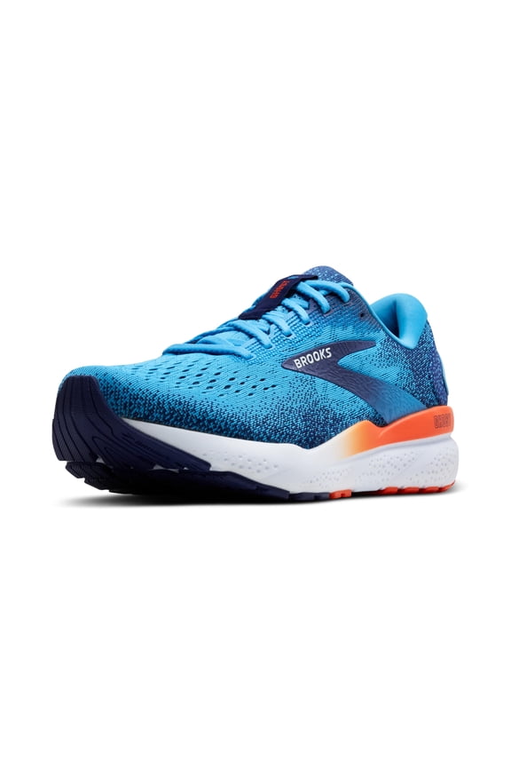 Mens Ghost 16 Neutral Running Shoe - Bonnie Blue/Blue Ribbon/Orange - 10.5 Medium