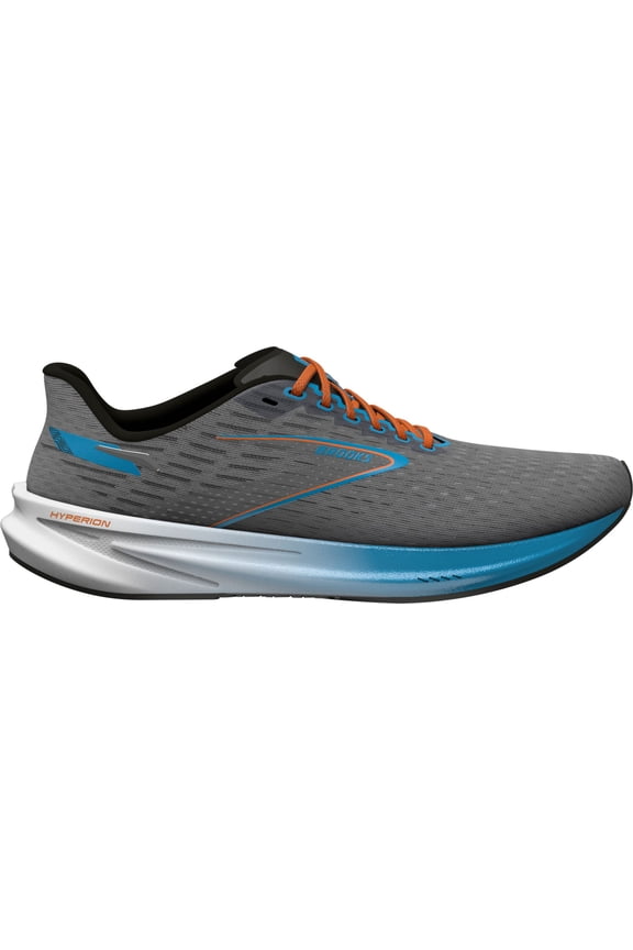 Men's Hyperion Running Shoes (Grey/Blue, 9.5 D US)