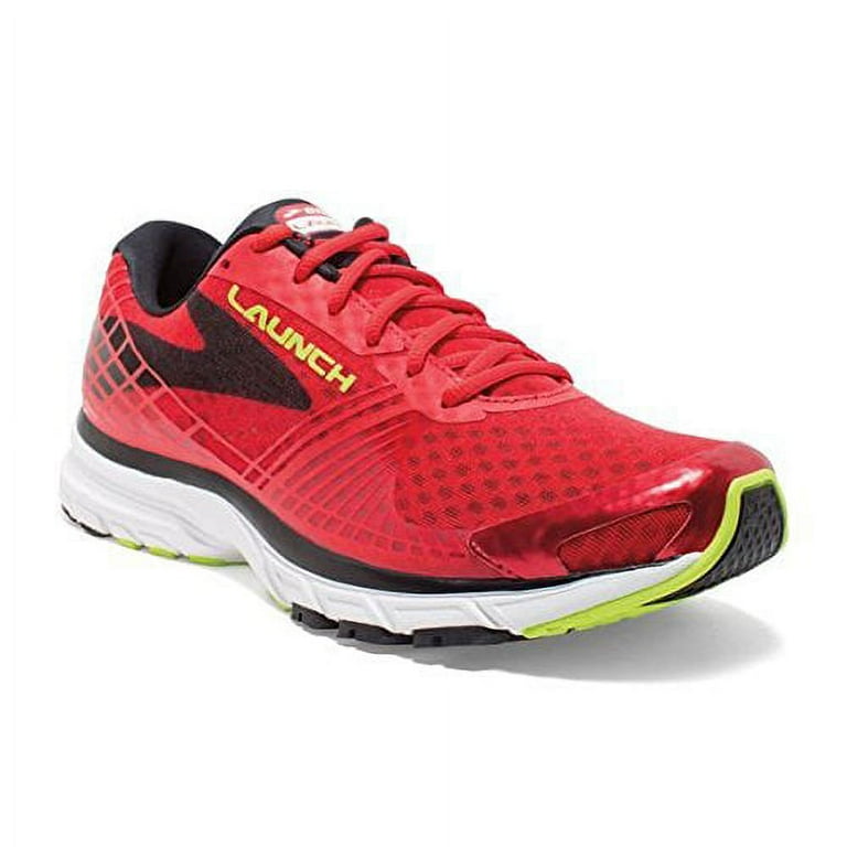 Brooks Men s Launch 3 High Risk Red Black Nightlife Sneaker 8.5 D