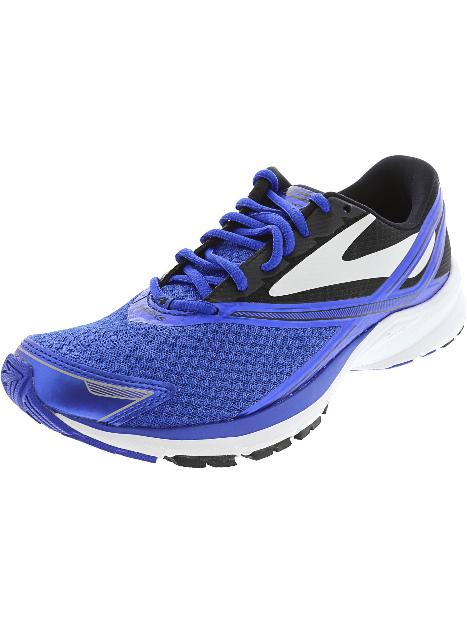 Brooks Men s Launch 4 Electric Blue Black White Ankle High Mesh Running Shoe 8.5M Walmart