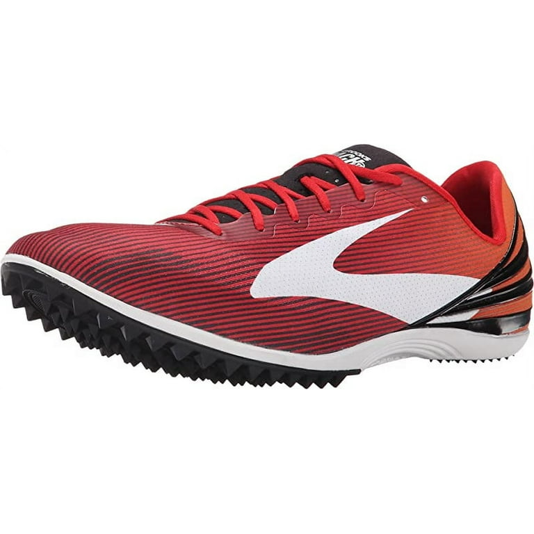 Brooks Men s Mach 17 Spikeless Running Shoe High Risk Red Black
