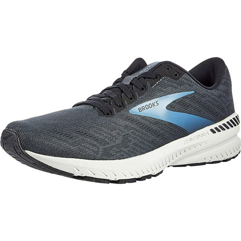 Brooks Men s Ravenna 11 Running Shoe Black Blue 13 D M US