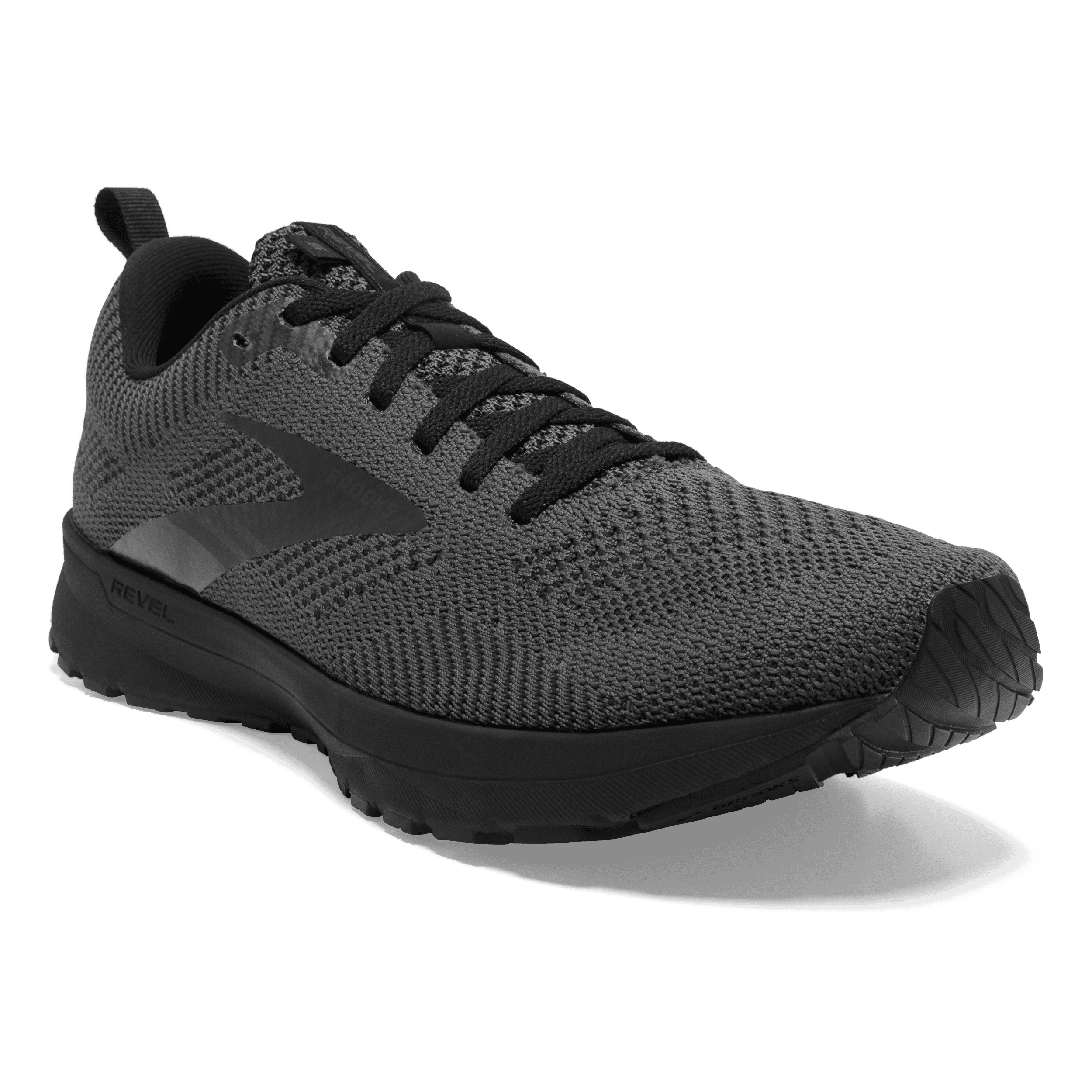 Brooks Men's Revel 5 Neutral Running Shoe Black/Ebony/Black 9.5