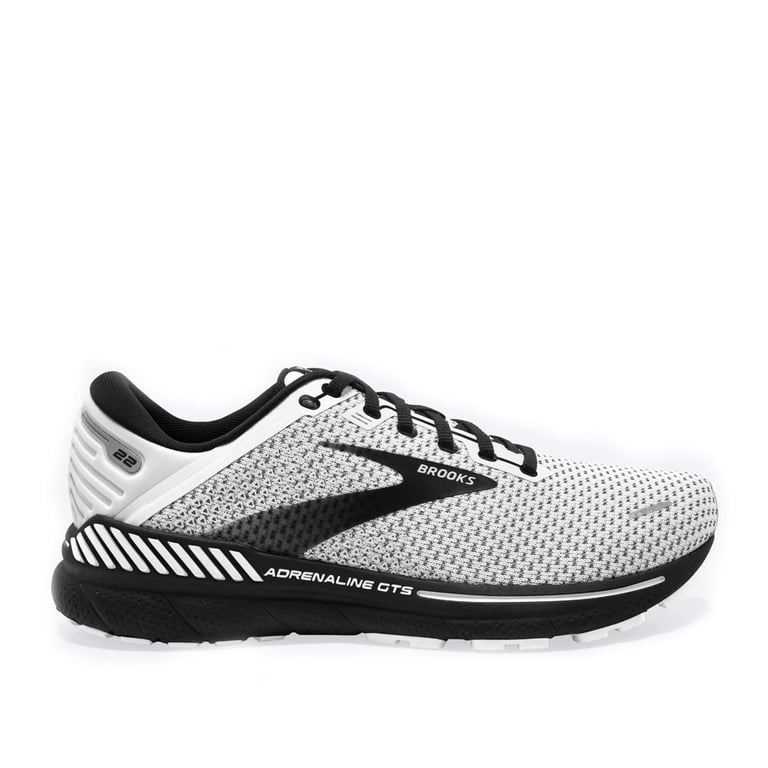 Brooks Mens Adrenaline GTS 22 Running Shoes - White/Grey  display picture 3