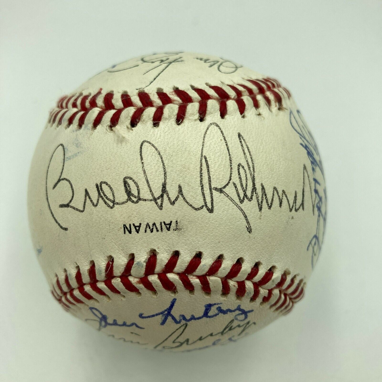 Brooks Robinson HOF Signed Cracker Jack Old Timers Game Baseball