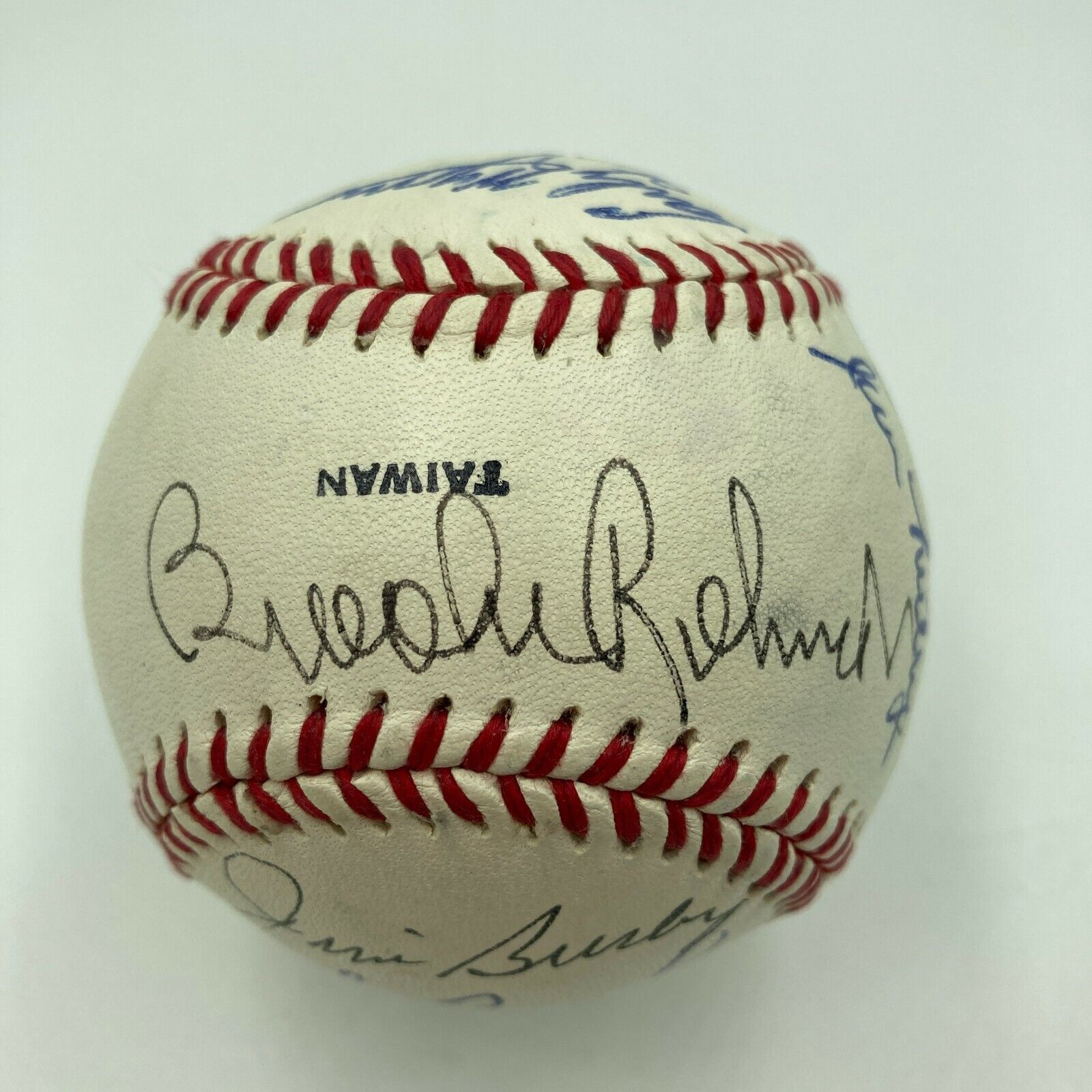 Brooks Robinson HOF Signed Cracker Jack Old Timers Game Baseball