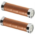 thumbnail image 1 of Brooks Slender Leather Grips - Honey, 130/130mm, 1 of 1