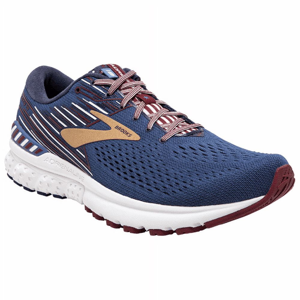 Brooks Women s Adrenaline GTS 19 Running Shoe Blue Red White 9.5