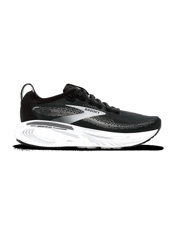 Brooks Women's Adrenaline GTS 25, Black/Grey/White, 6.5, Medium