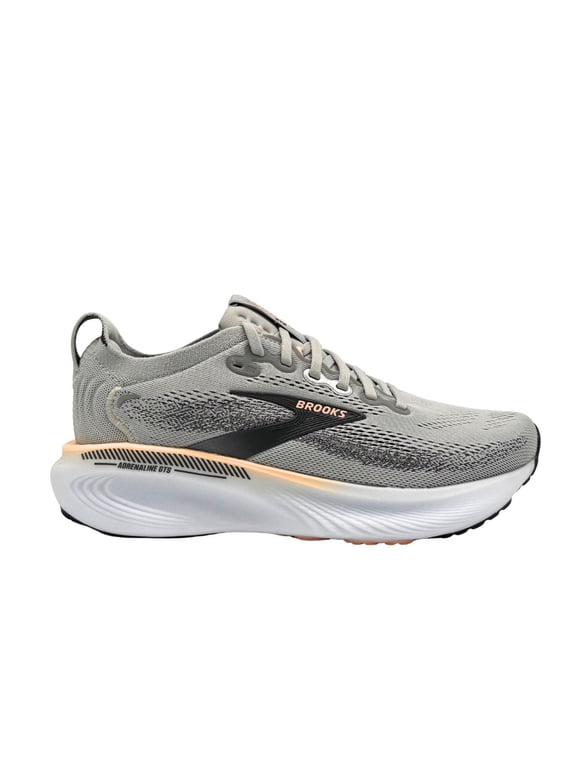 Women's Adrenaline GTS 25, Grey/Blackened Pearl/Coral, 6.5, Wide