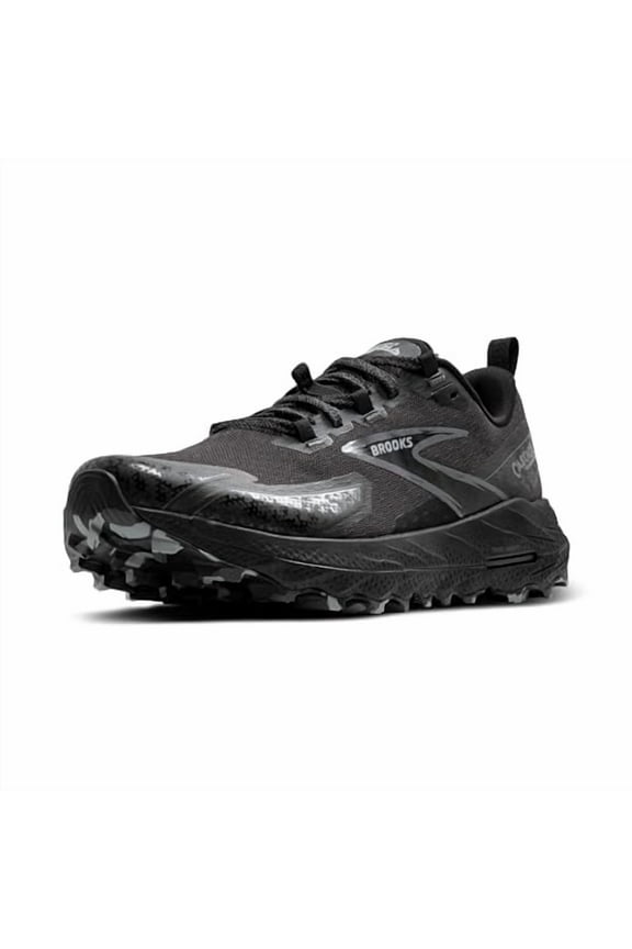 Womens Cascadia 18 Mountain Trail Running Shoe - Black/Blackened Pearl/Grey - 6 Medium