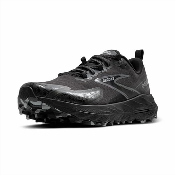Brooks Women’s Cascadia 18 Mountain Trail Running Shoe - Black/Blackened Pearl/Grey - 7.5 Medium