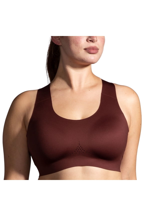 Women's Crossback 2.0 Sports Bra for Running, Workouts & Sports - Run Raisin/Copper - 38 DD/E