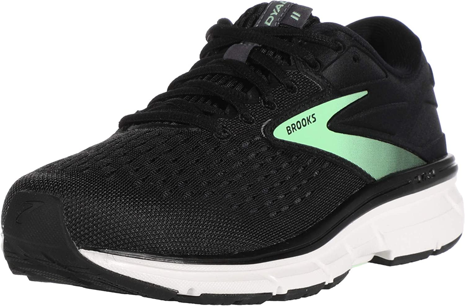Brooks Women s Dyad 11 Running Shoe Black Ebony Green 8 B M US