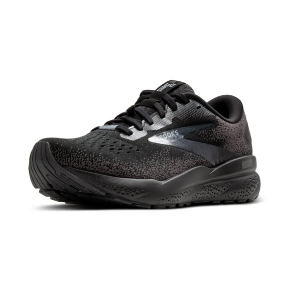 Brooks Women's Ghost 16 GTX Waterproof Neutral Running Shoe - Black/Black/Ebony - 9 Medium