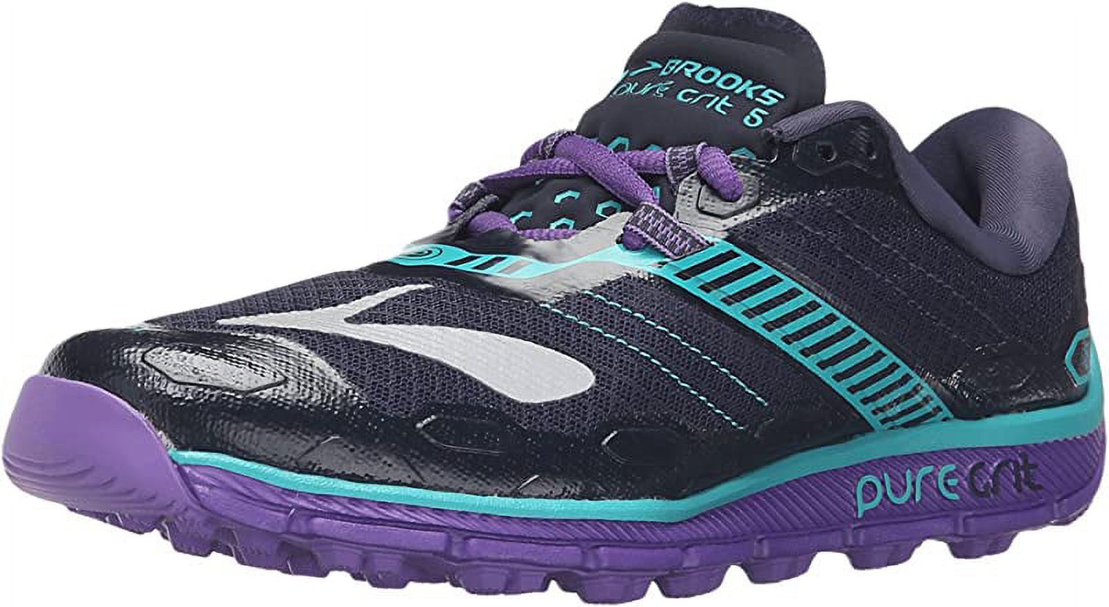 Brooks Women s PureGrit 5 Trail Shoes Peacoat Passion Flower 6 B M US Walmart