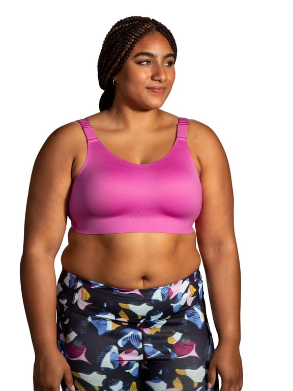 Women's Scoopback 2.0 Sports Bra for High Impact Running, Workouts & Sports with Maximum Support - Frosted Mauve/Mauve - 32 C/D