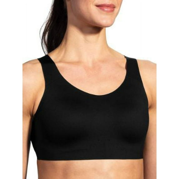 Brooks Dare Scoopback Women’s Run Bra for High Impact Running, Workouts and Sports with Maximum Support - Black - 36DD/E