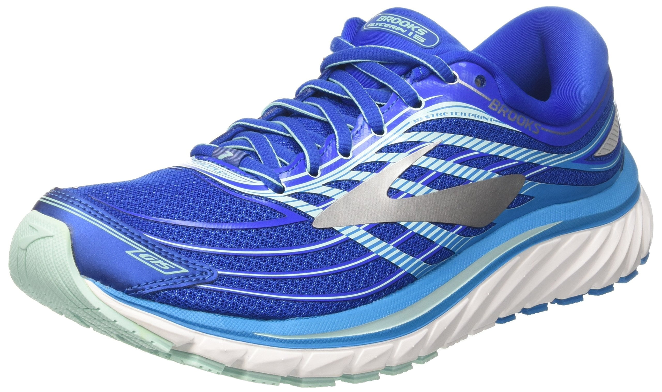 Brooks Womens Glycerin 15 Neutral Max Cushion Running Shoe Walmart