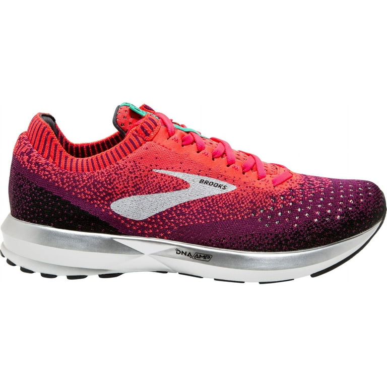 Brooks Womens Levitate 2 Running Shoe Pink Black Aqua B 6.0 Walmart