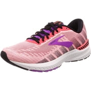 Brooks Womens Ravenna 10 Running Shoe, Coral/Purple/Black, 10.5 BM US