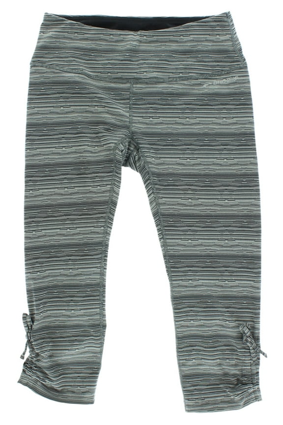 Womens Urban Run Capri Black S, Color: Black/White