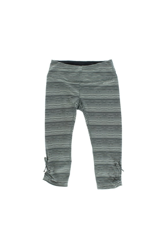 Womens Urban Run Capri Black Xs, Color: Black/White