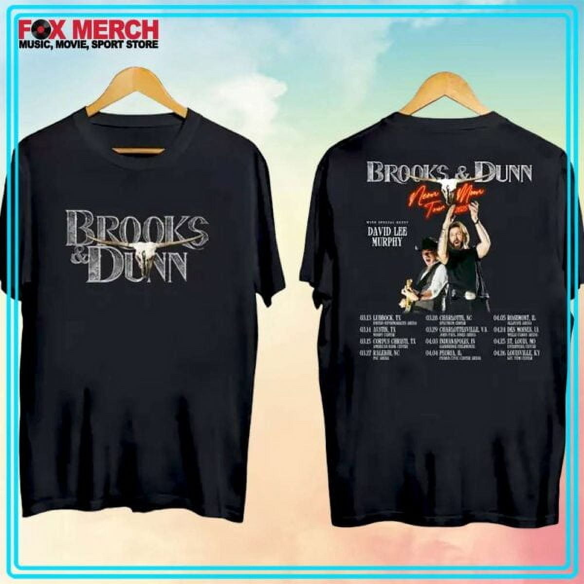 Brooks and Dunn Neon Moon Tour 2025 TShirt