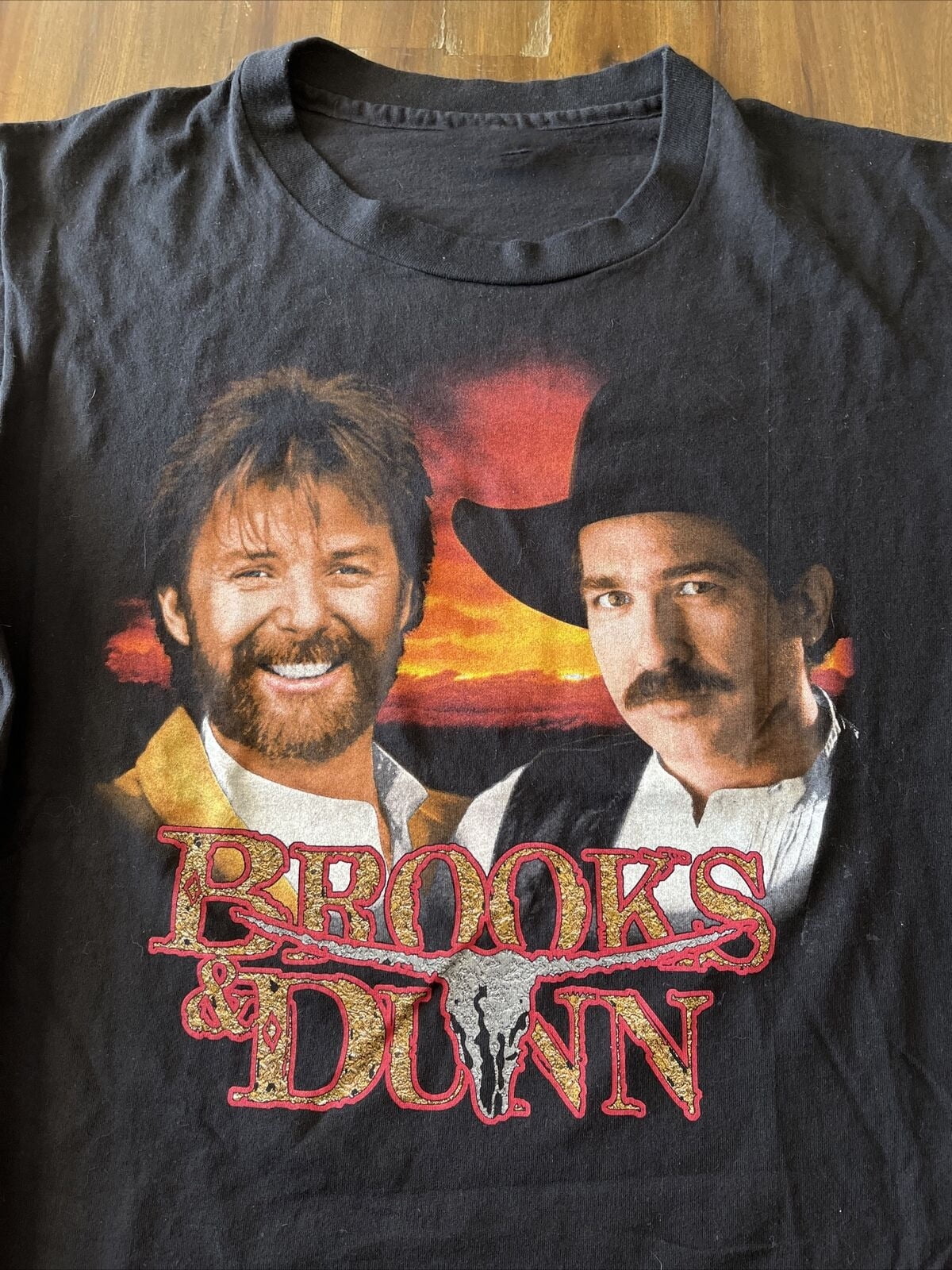 Brooks and Dunn Waitin On Sundown Tour Band Gift For Fan Full Size T ...