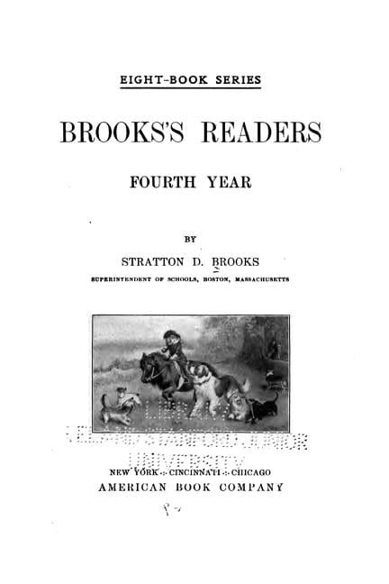 Brooks's Readers. Fourth Year, (Paperback)