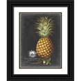 thumbnail image 1 of Brookshaw, George 25x32 Black Ornate Wood Framed with Double Matting Museum Art Print Titled - Royal Brookshaw Pineapple I, 1 of 4