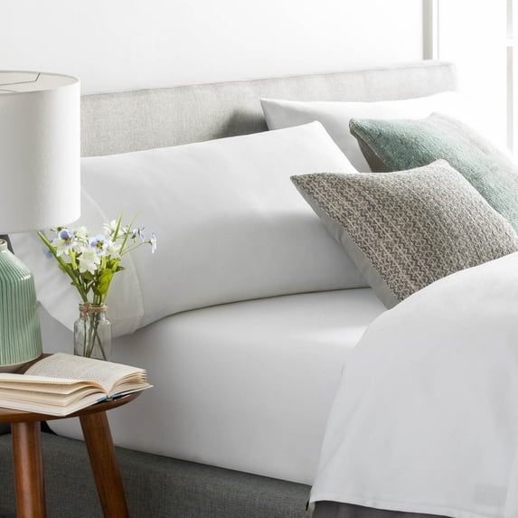 Brookside Cotton Blend Sheet Set- Rich Cotton Feel- Polyester Finish