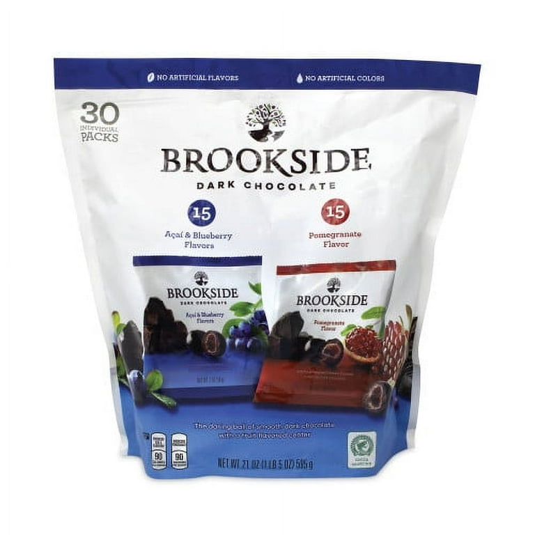 Dark Chocolate Fruit, Acai Blueberry and Pomegranate, 30 Pouches/Carton, Ships in 1-3 Business Days Dark Chocolate Fruit, Acai Blueberry and Pomegranate, 30 Pouches/Carton, Ships in 1-3 Business Days