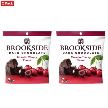 Brookside Dark Chocolate and Morello Cherry Snacking Chocolate Candy - 7oz