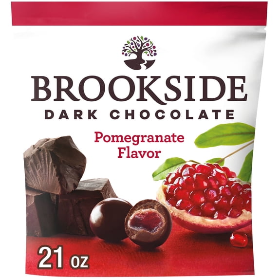 Brookside Dark Chocolate and Pomegranate Flavored Snacking Chocolate, Bag 21 oz