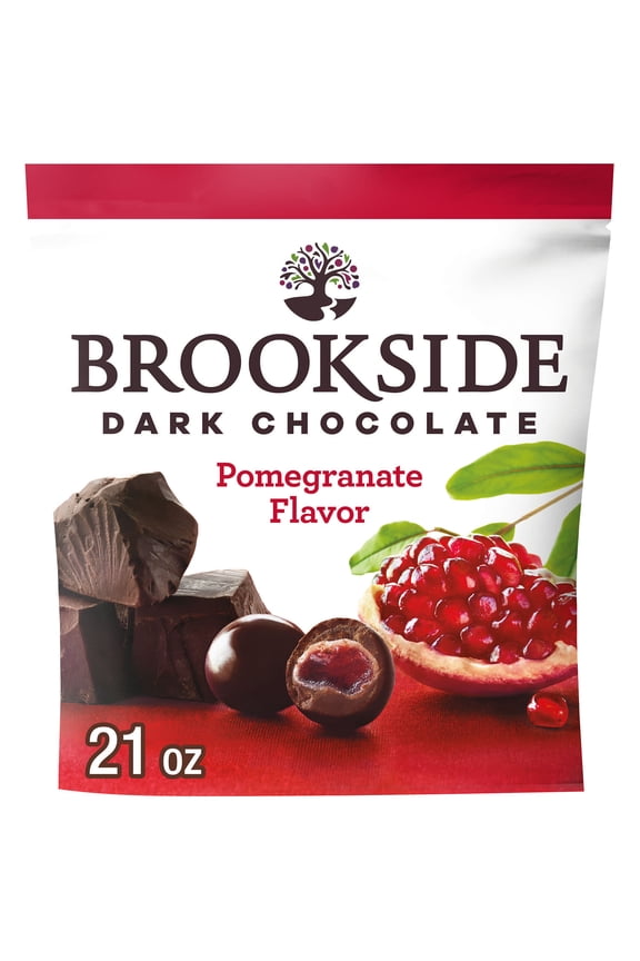 Dark Chocolate and Pomegranate Flavored Snacking Chocolate, Bag 21 oz
