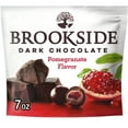 thumbnail image 1 of Brookside Dark Chocolate and Pomegranate Flavored Snacking Chocolate, Bag 7 oz, 1 of 9