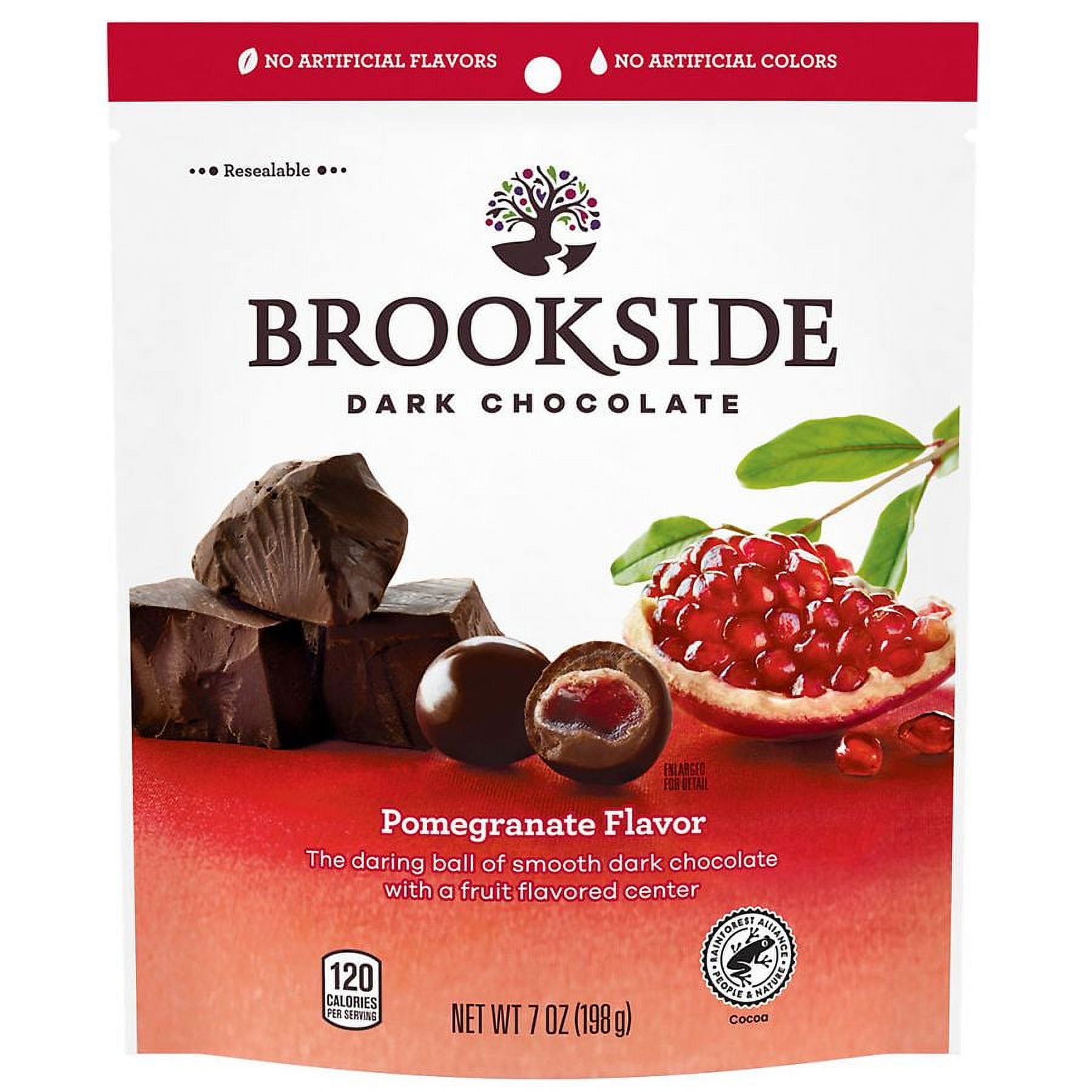 Brookside Snack Bag Dark Chocolate and Pomegranate 7.0 oz Pack of 2