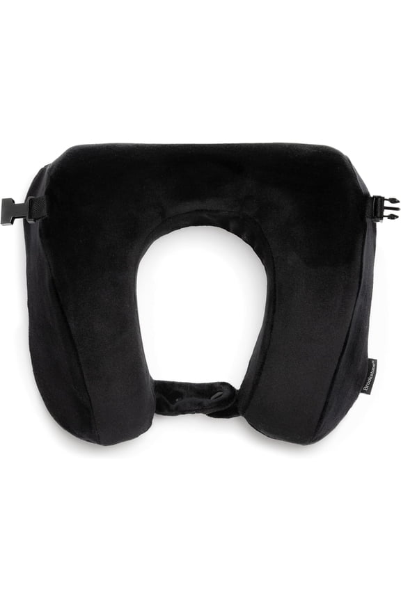 Travel Neck Pillow 2-in-1 Cozy U-Shaped Soft Memory Foam Neck Support for Traveling