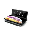thumbnail image 1 of Brookstone 2-in-1 Wireless Charging Alarm Clock, USB Port for additional charging, 1 of 3