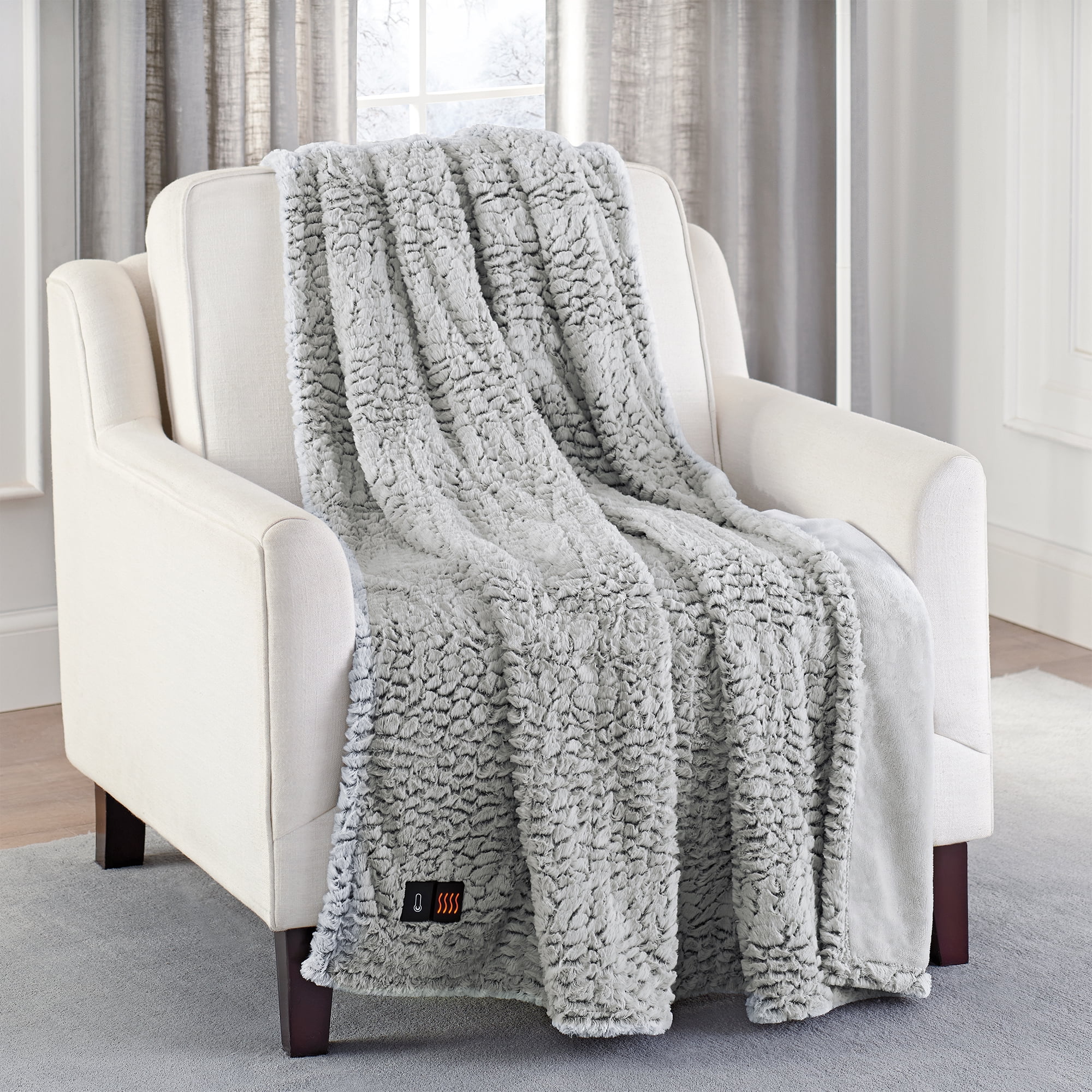 Brookstone heated throw costco not working sale