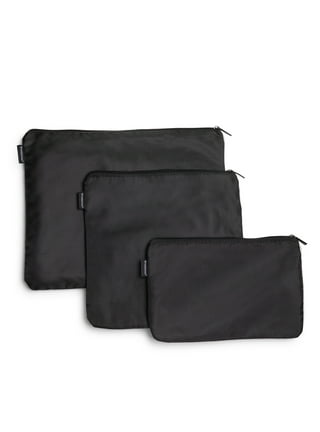 Blank Sublimation Canvas Bags, DIY Cosmetic Zipper Pouch Set (10 x 7  Inches, 15 Pieces)